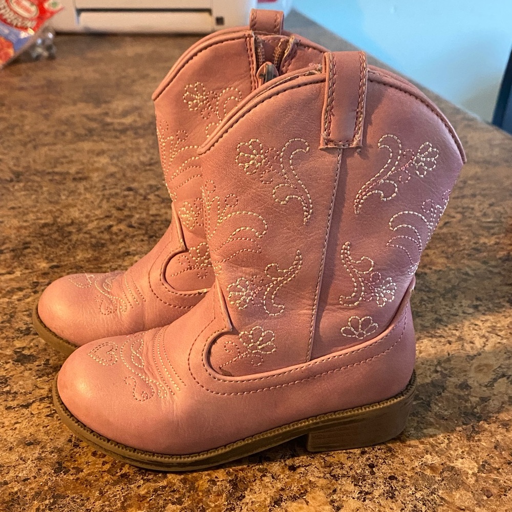 9T Pink Boots/Dress shoes - Picture 2 of 11